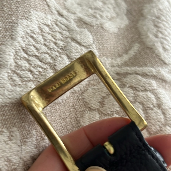 Vintage Bobby Jones leather belt with brass buckle - Picture 3 of 3